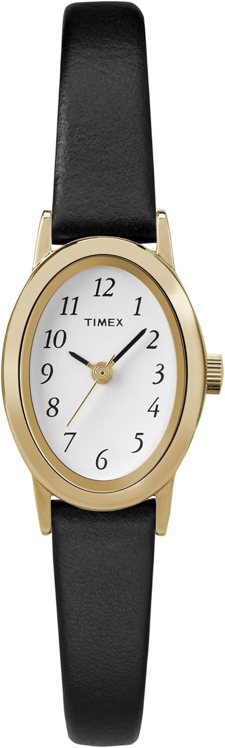 Timex Women’s Cavatina Watch – TPearl Dial Gold-Tone Case