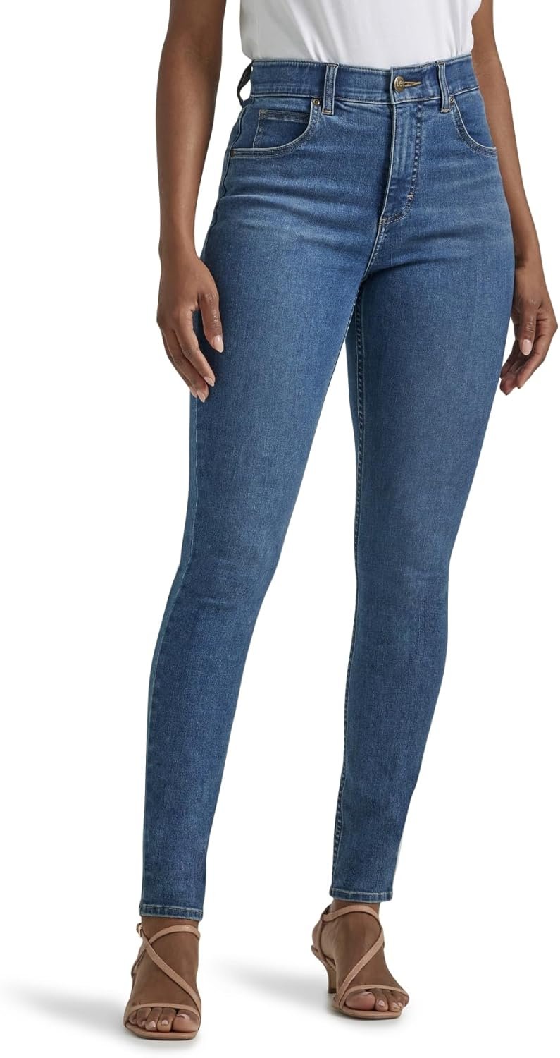 Lee Women’s Ultra Lux Comfort with Flex Motion Skinny Leg Jean with Ever Fit