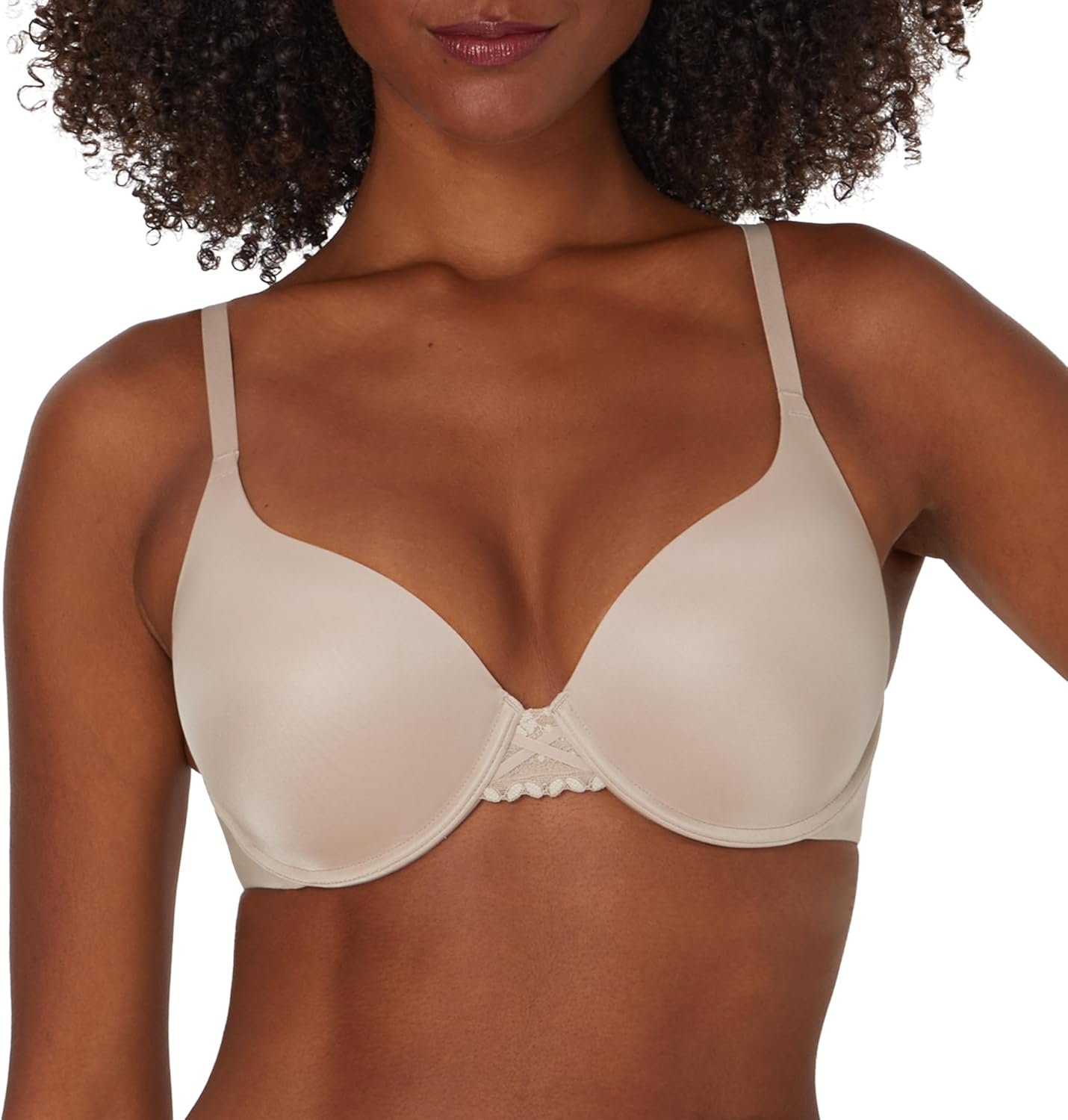 Maidenform Women’s Push-up Bra with Dreamwire, No-Poke Underwire Push-up Bras for Women, Convertible, Demi Coverage, Sexy