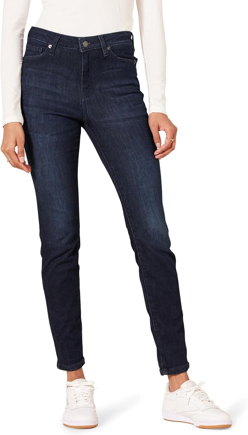 Amazon Essentials Women’s Mid-Rise Stretchy Skinny Jeans