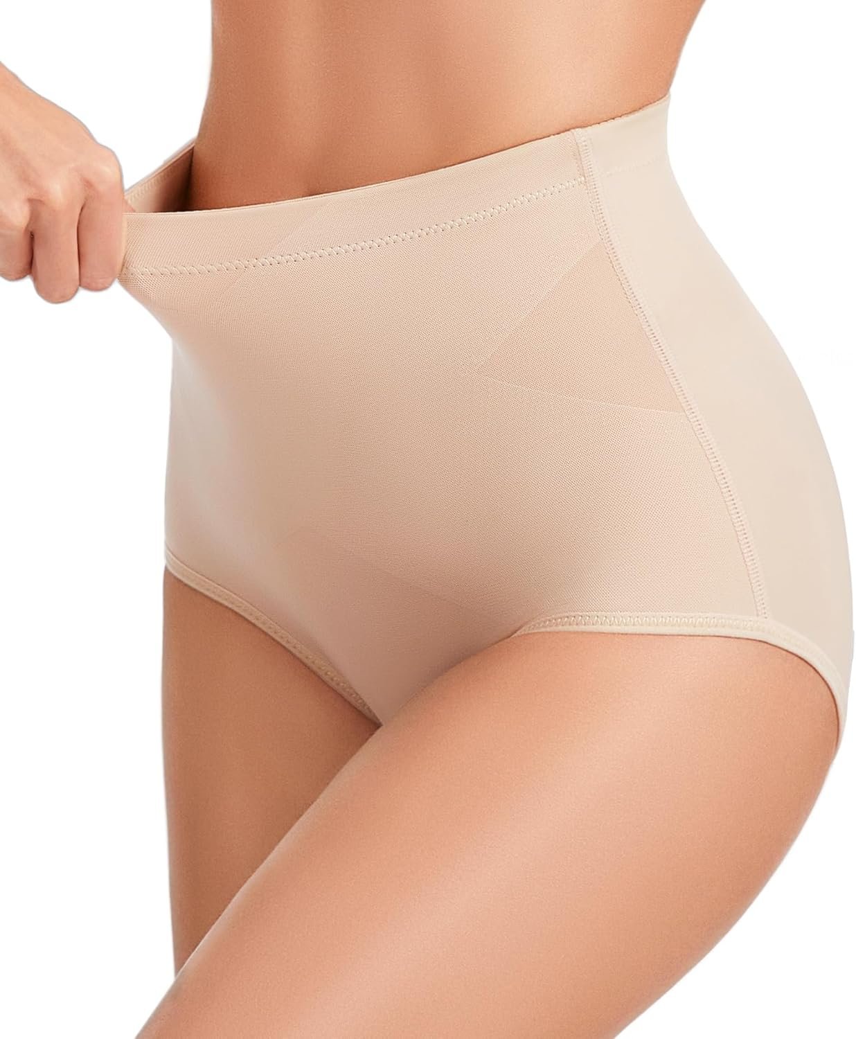 GYDEK Shapewear for Women Tummy Control Panties – Mid Body Shaper Seamless Briefs Compression Underwear Soft Girdle Panty