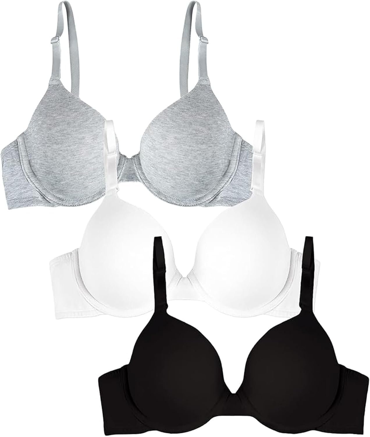 Fruit of the Loom Women’s Smooth Cotton T-Shirt Bra – Ultra-Soft, Flexible, and Invisible Under Tees