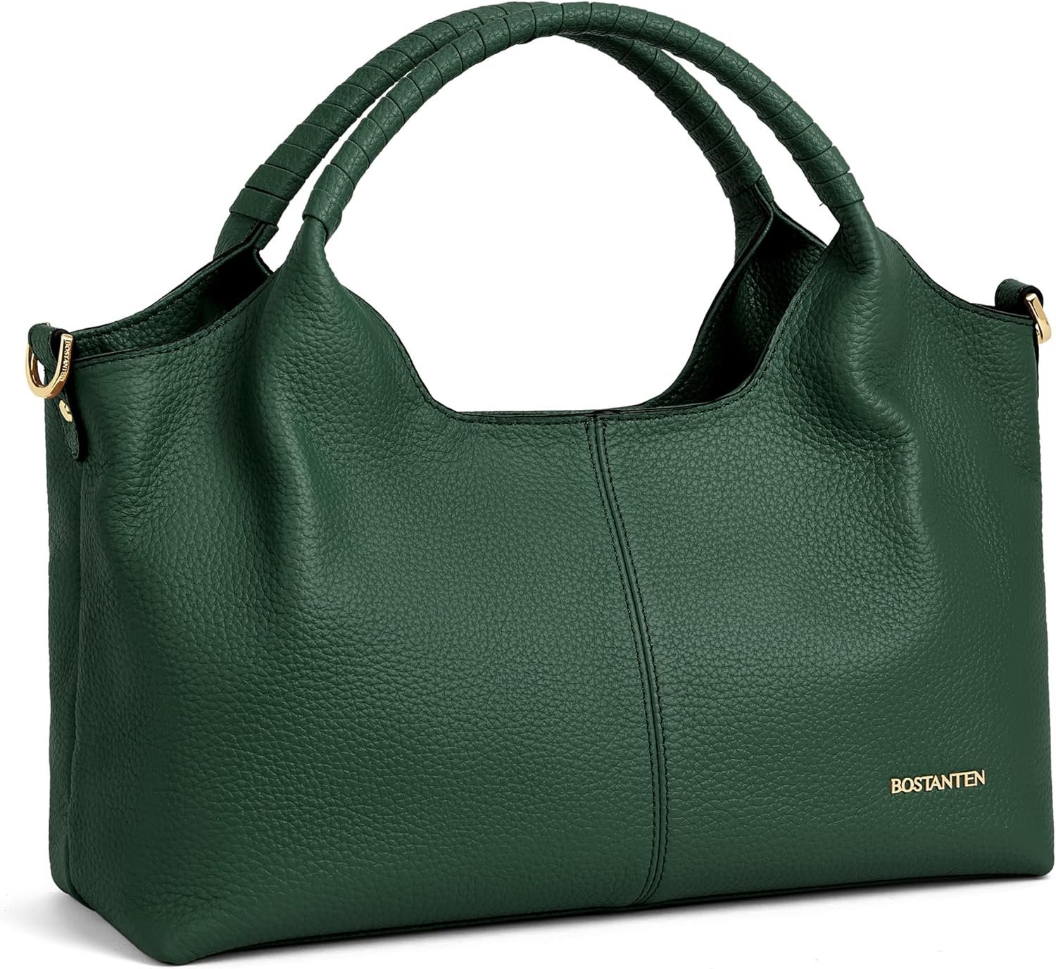 BOSTANTEN Genuine Leather Purses for Women Designer Handbags Crossbody Shoulder Bags Top Handle Satchel with Adjustable Strap