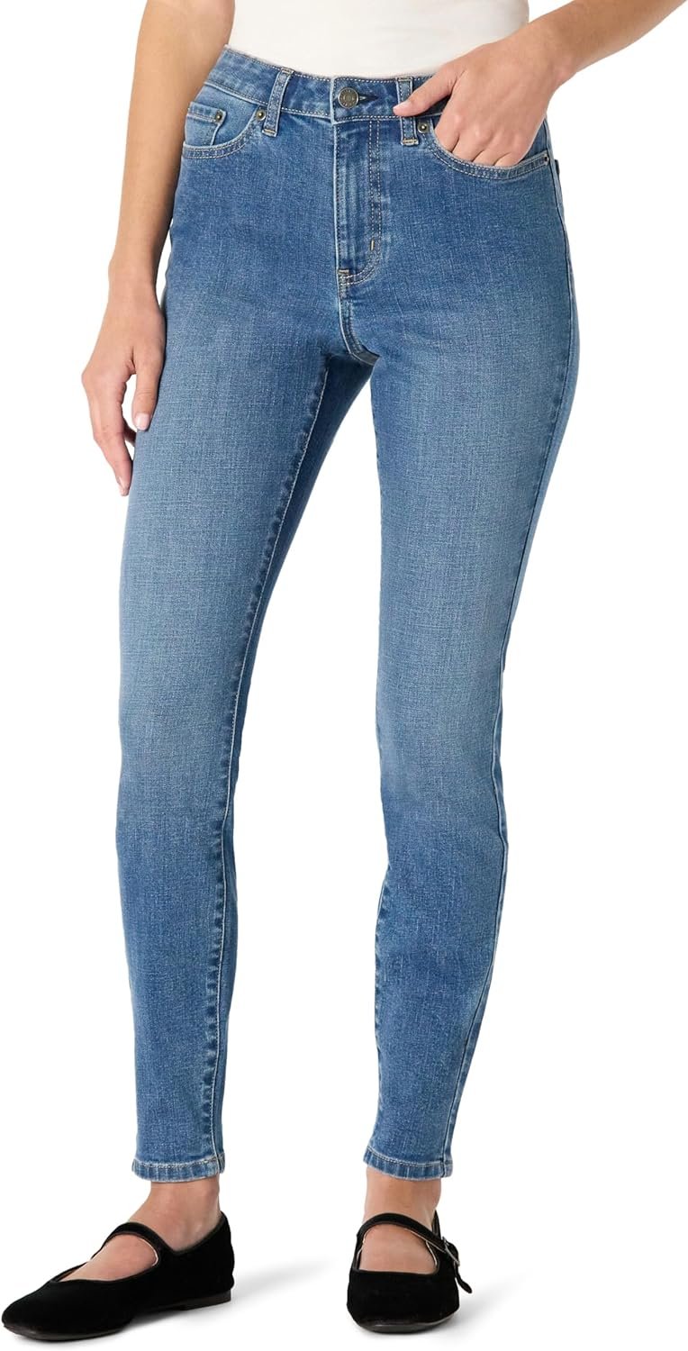 Amazon Essentials Women’s High Stretch High-Rise Skinny Jeans