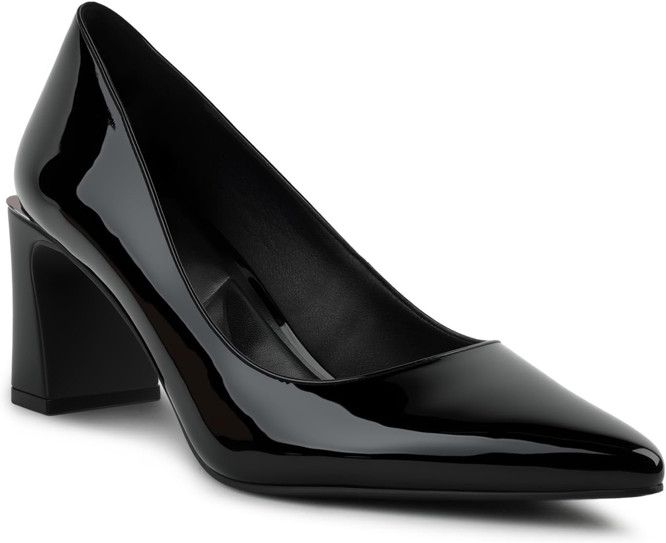 Pumps for Women, Block Heels Comfort Dress Pumps Shoes Women, Pointed Toe Heels