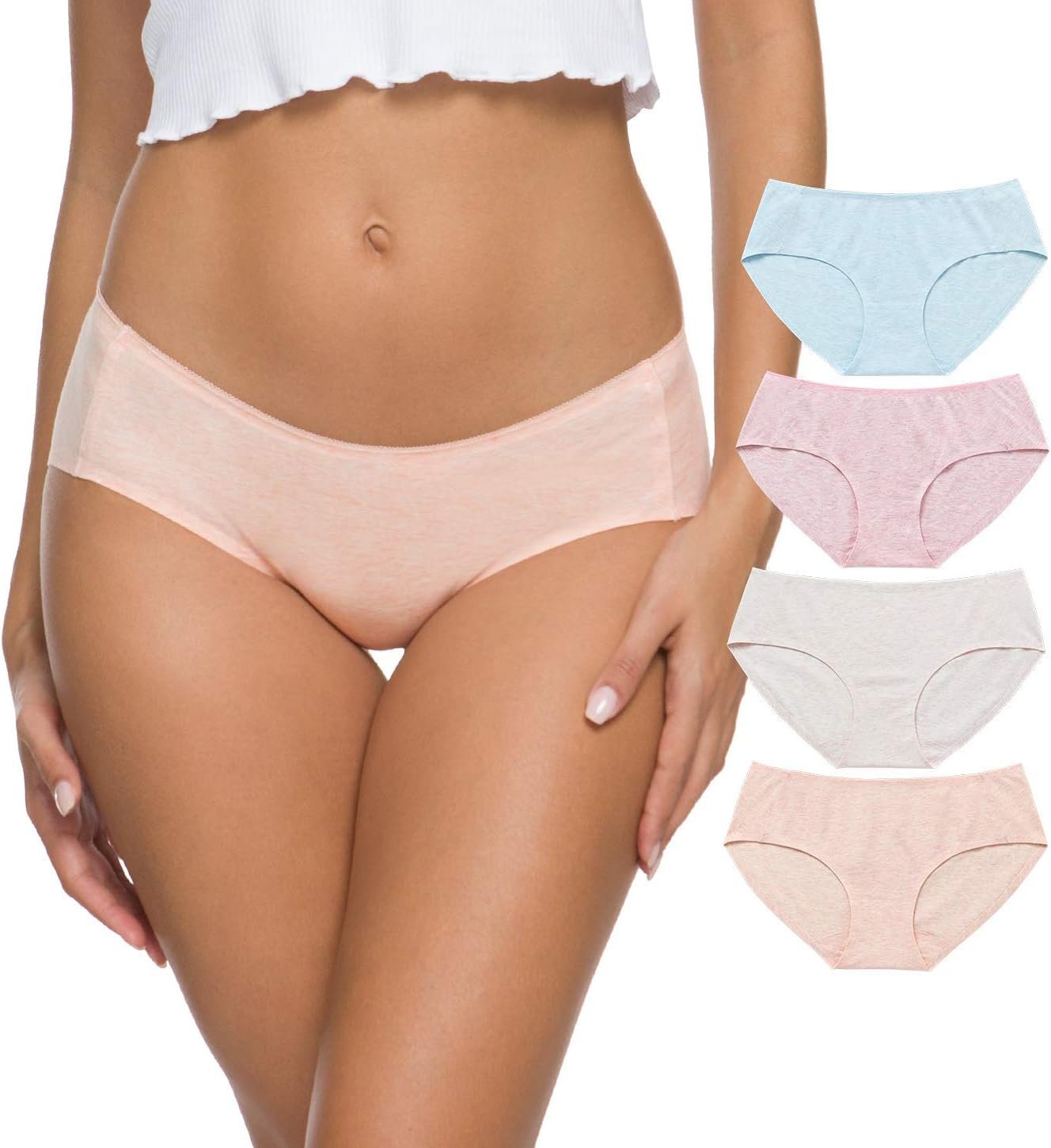 Wealurre Cotton Bikini Women’s Breathable Panties Seamless Comfort Underwear