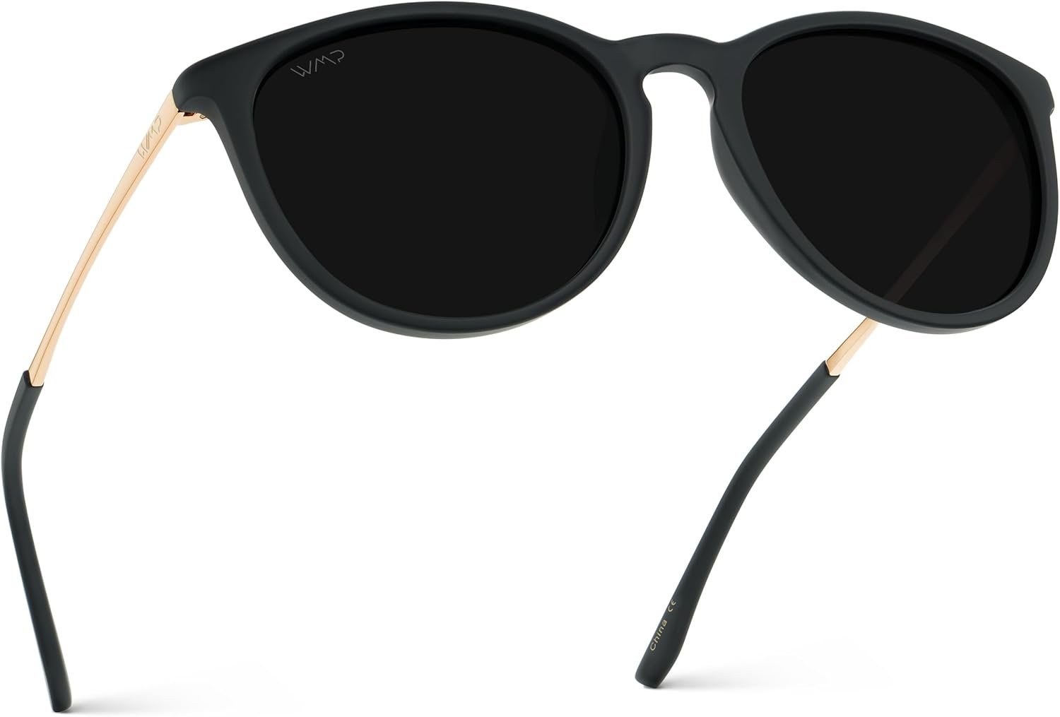 WearMe Pro Round Polarized Sunglasses for Women – UV400 Protection, Lightweight Frame, Vintage Retro Style