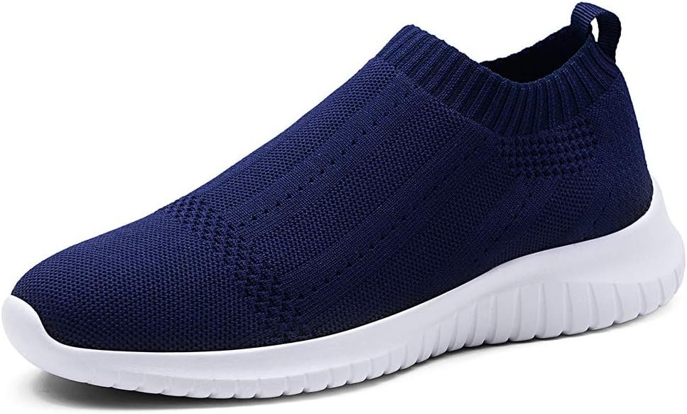 TIOSEBON Women’s Walking Sock Shoes Elastic Knit Lightweight Slip on Breathable Yoga Sneakers