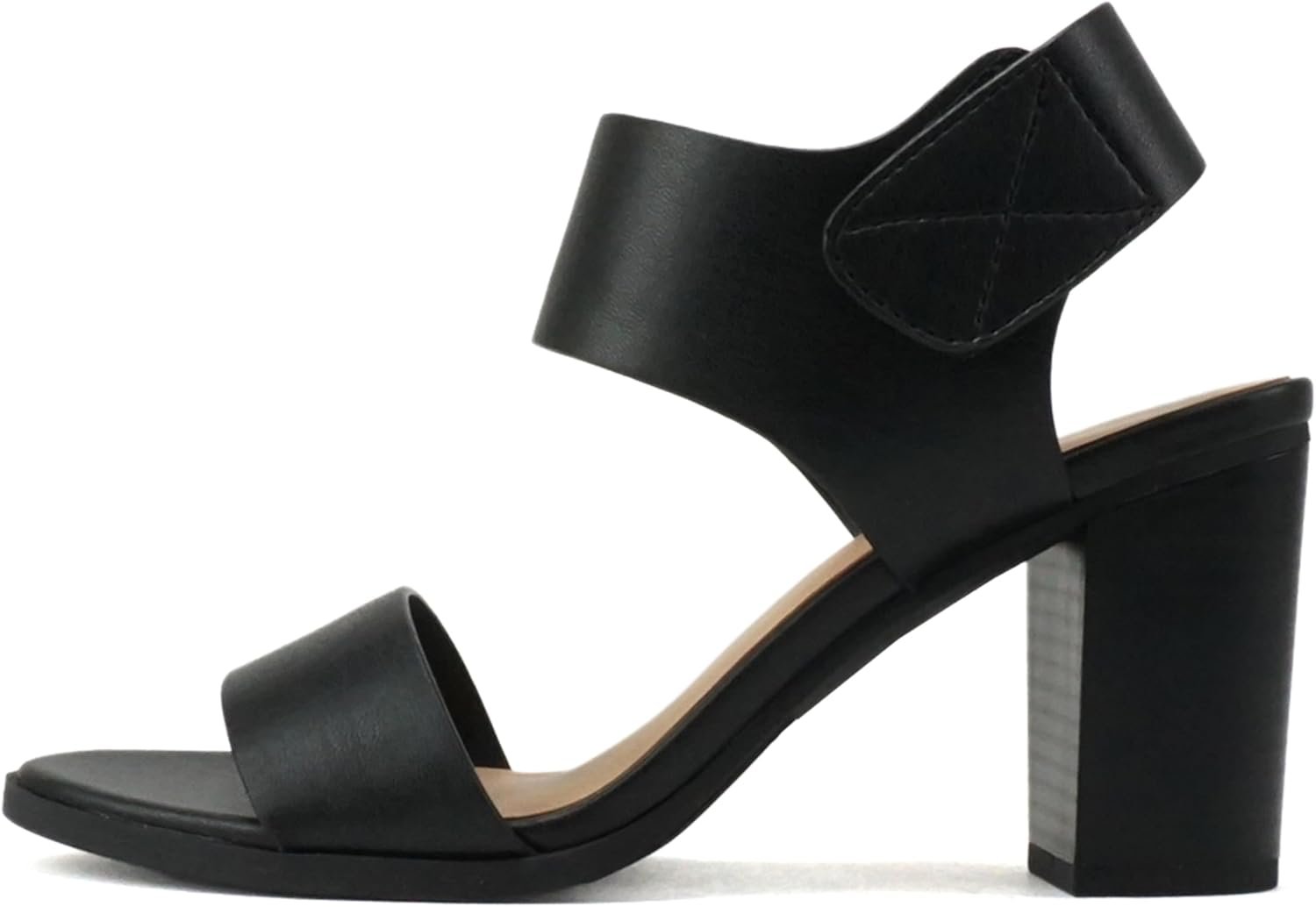 Soda Wait-A ~ Women Open Round Toe Chunky Heel Ankle Strap High Heel Dress Sandals