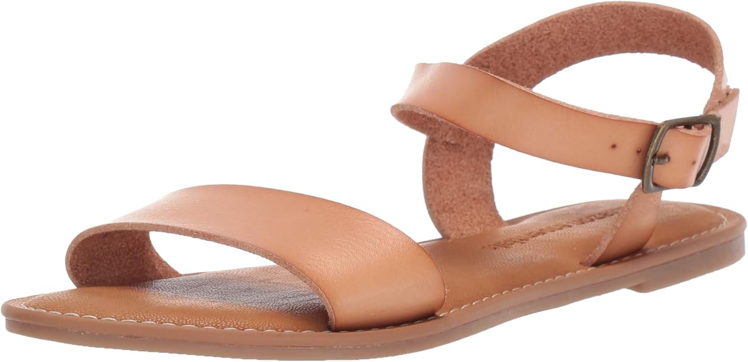 Amazon Essentials Women’s Two Strap Buckle Sandal with Adjustable Ankle Strap