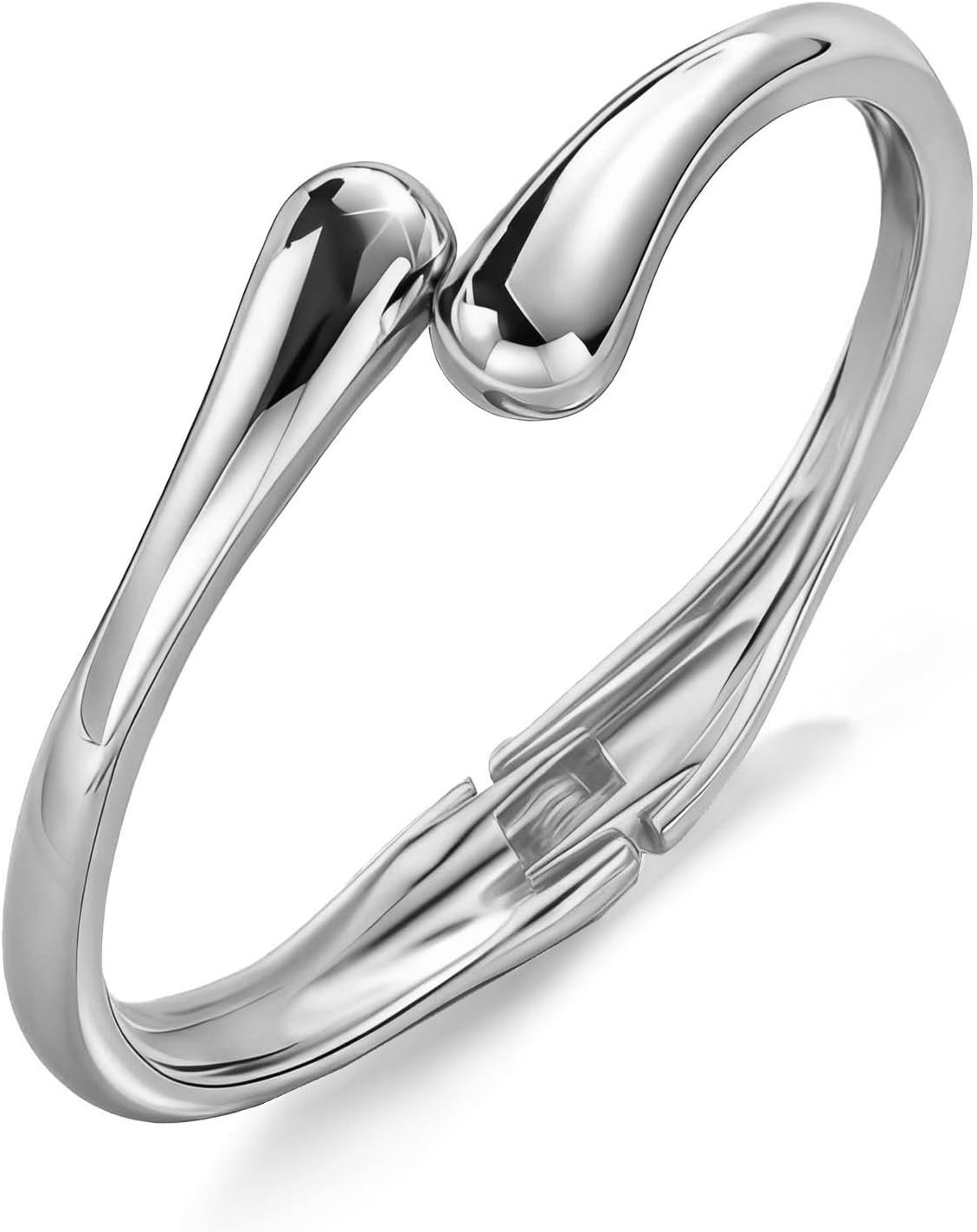 MTINEAPS Gold Bangle Bracelets for Women Teens Trendy Chunky Adjustable Twist Cuff Bracelet Jewelry Gifts