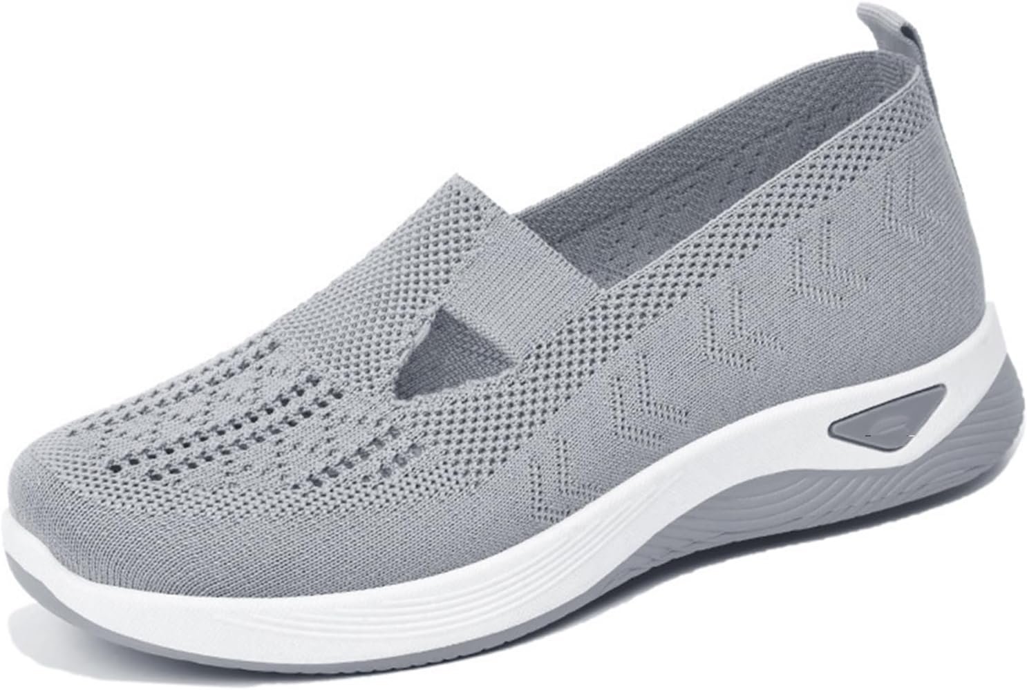 Women’s Woven Orthopedic Breathable Soft Shoes Arch Support, Diabetes Foam Shoes Walking Anti-Skid Sports Shoes