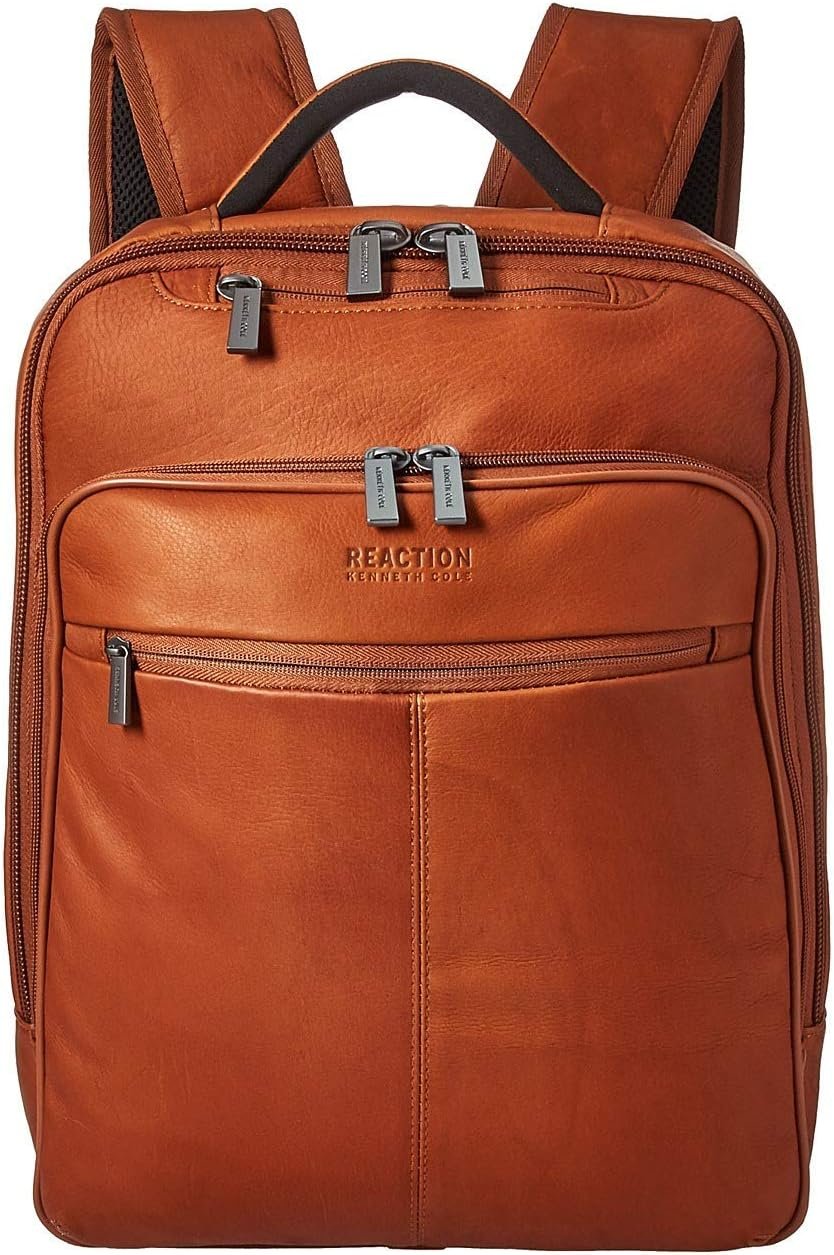 Kenneth Cole REACTION Out Of The Bag Manhattan Colombian Leather RFID 15.6″ Laptop Briefcase