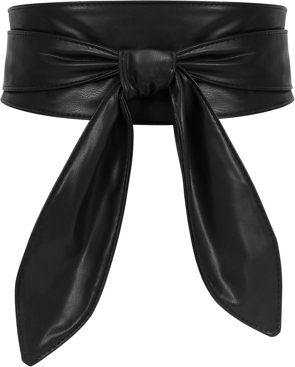 WHIPPY Women Obi Belt Fashion Wrap Around Wide Waistband Knotted Belt for Dress