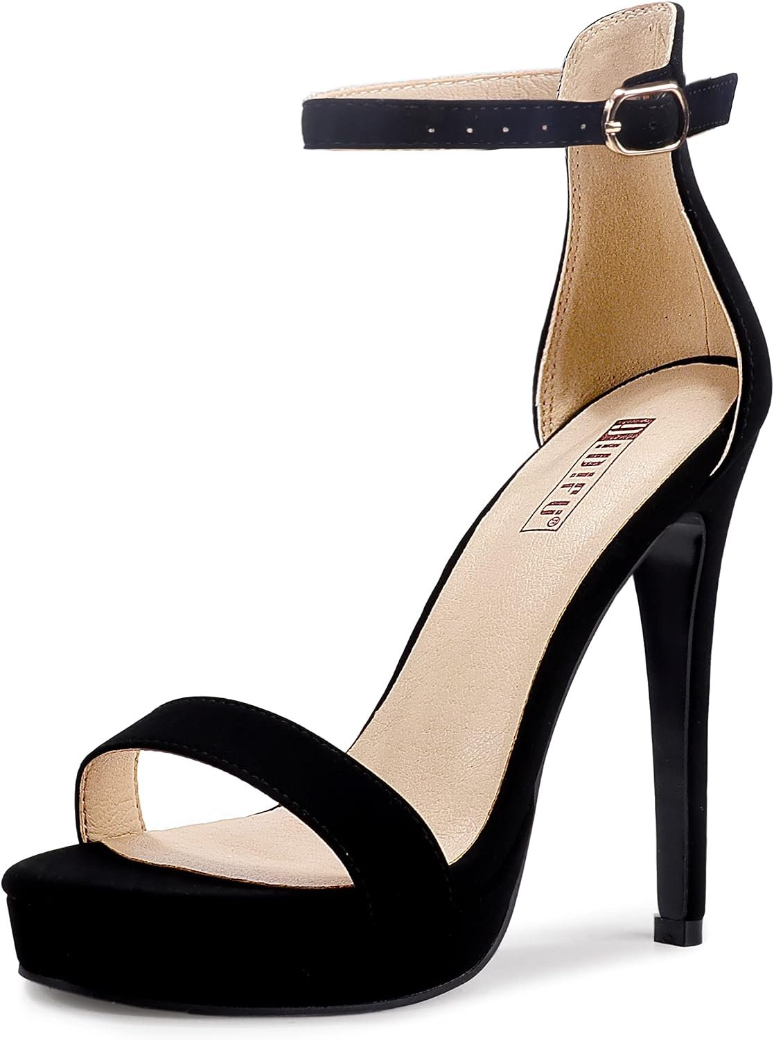 IDIFU Women’s Stiletto High Heel Sandals Platform Open Toe Ankle Strap Dress Shoes for Women Bride Ladies in Wedding Bridal Party Homecoming