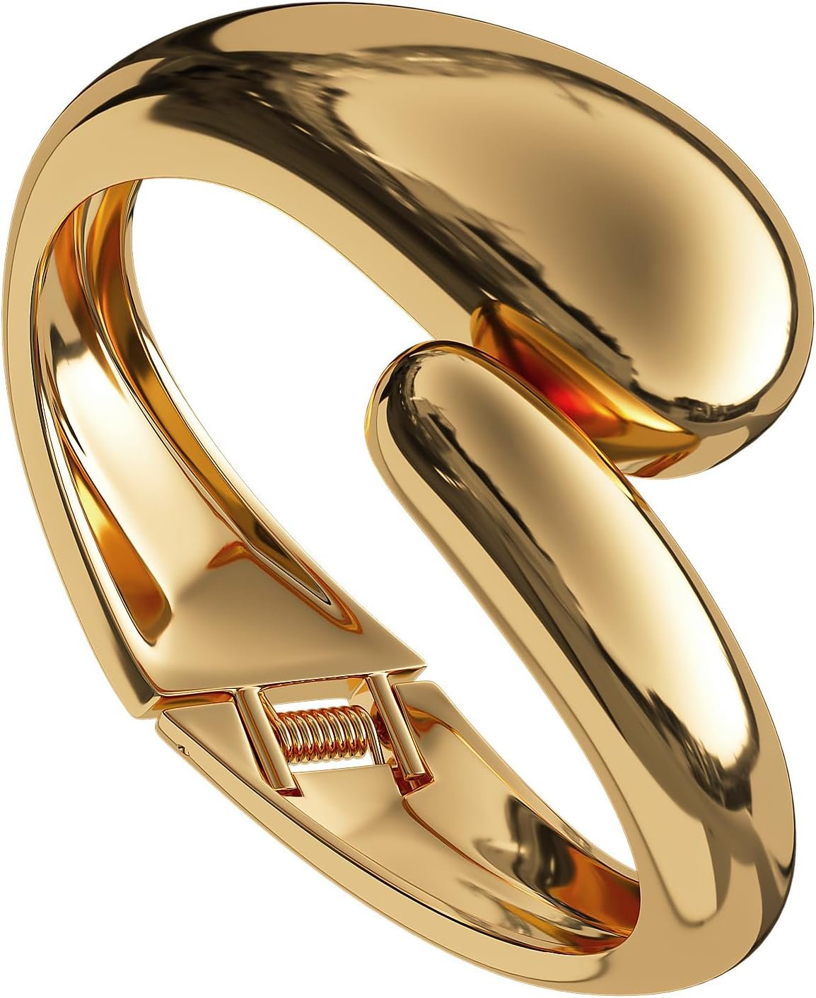 AICase Chunky Gold Bangle Bracelets for Women Teens Trendy Adjustable Wide Twist Cuff Bracelet Fashion Summer Pretty Jewelry Gifts for Women Mom/Her/Sister/Friends/Wife/Grandma