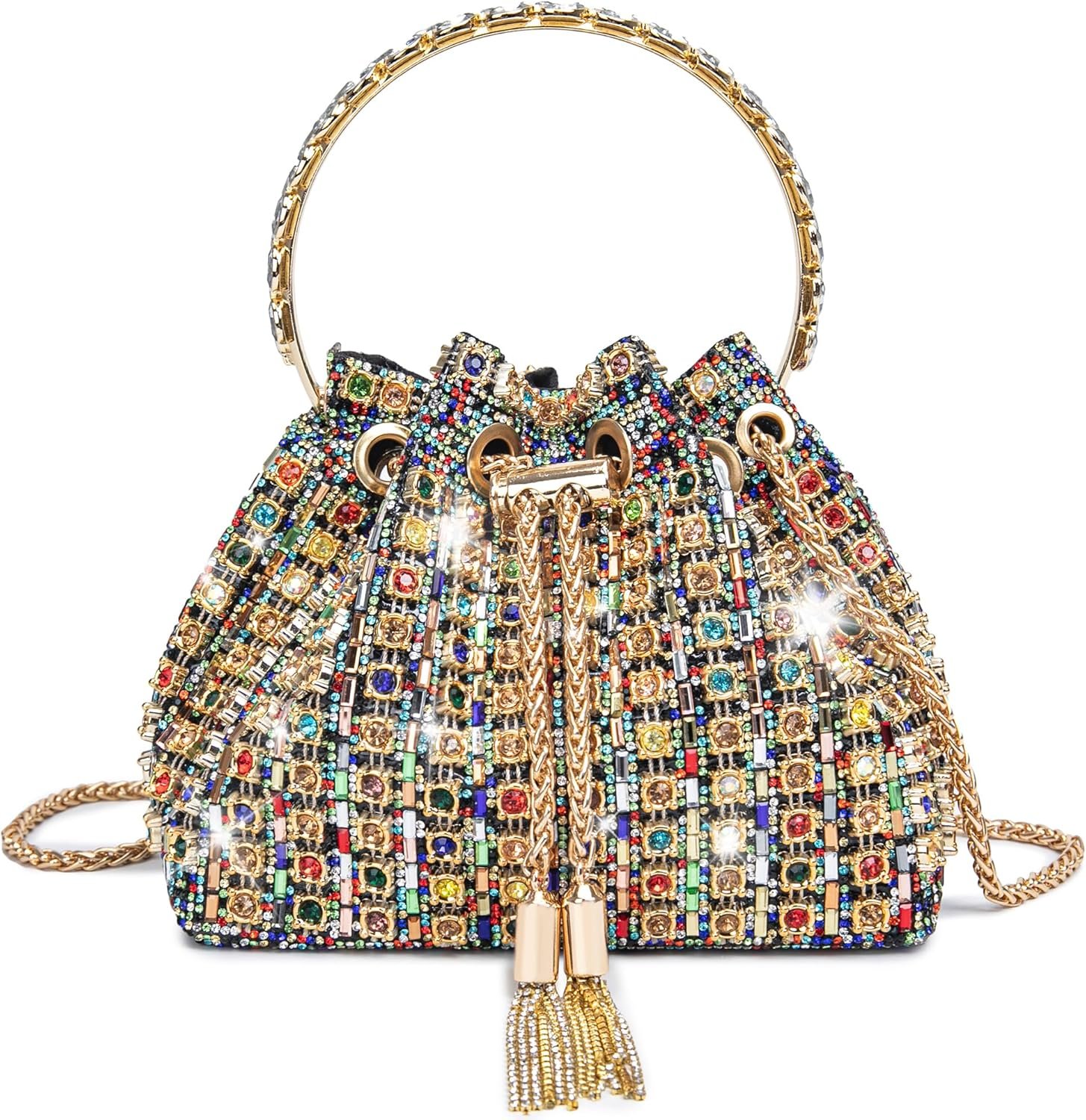 BBTT.ful Sparkling Women’s Evening Handbags Rhinestone Purse Crossbody Bag Wedding Prom Party Club Purses