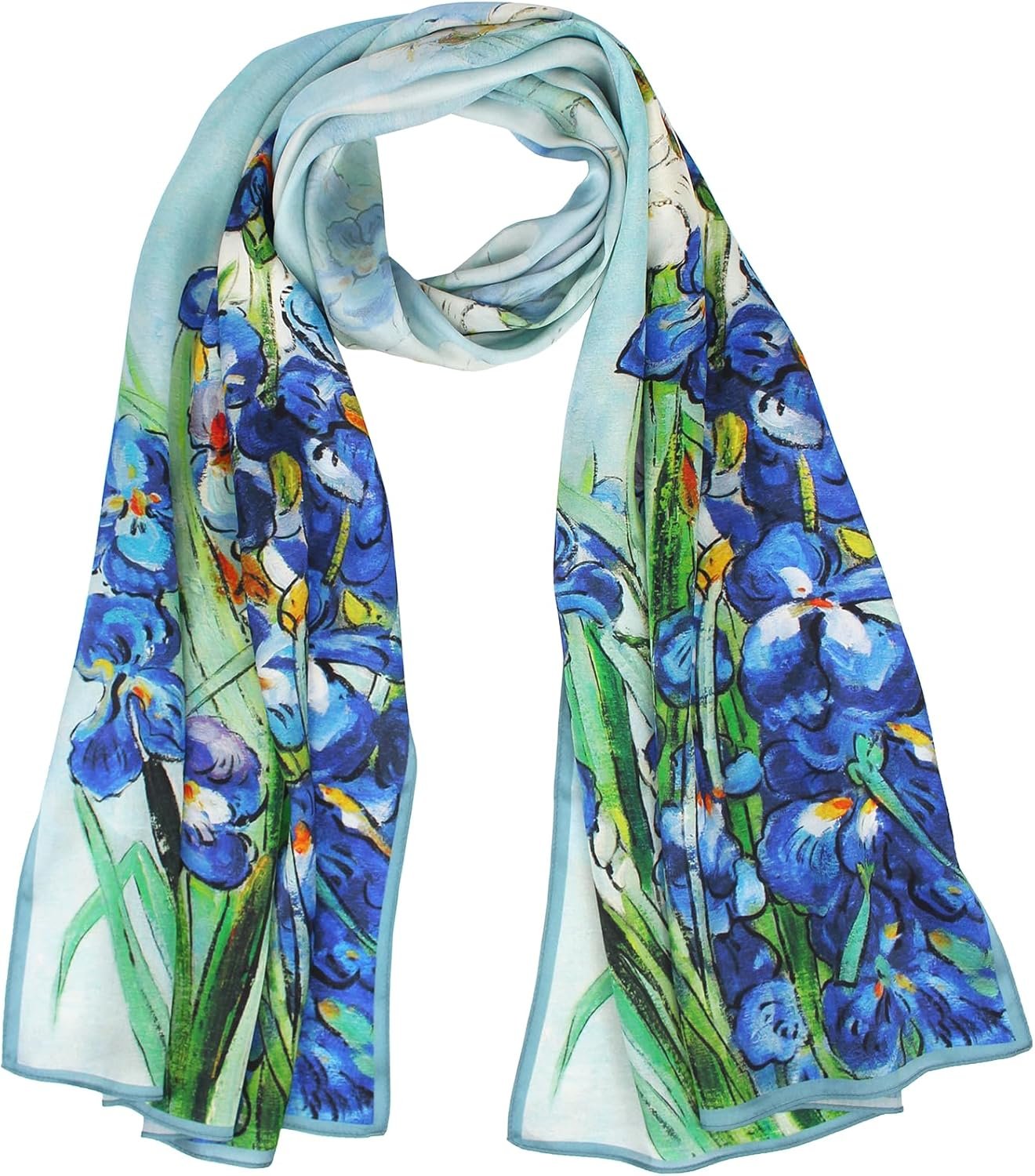 ANDANTINO 100% Mulberry Silk Long Scarf for Women Large Shawls for Headscarf and Neck- Oblong Hair Wraps with Gift Packed