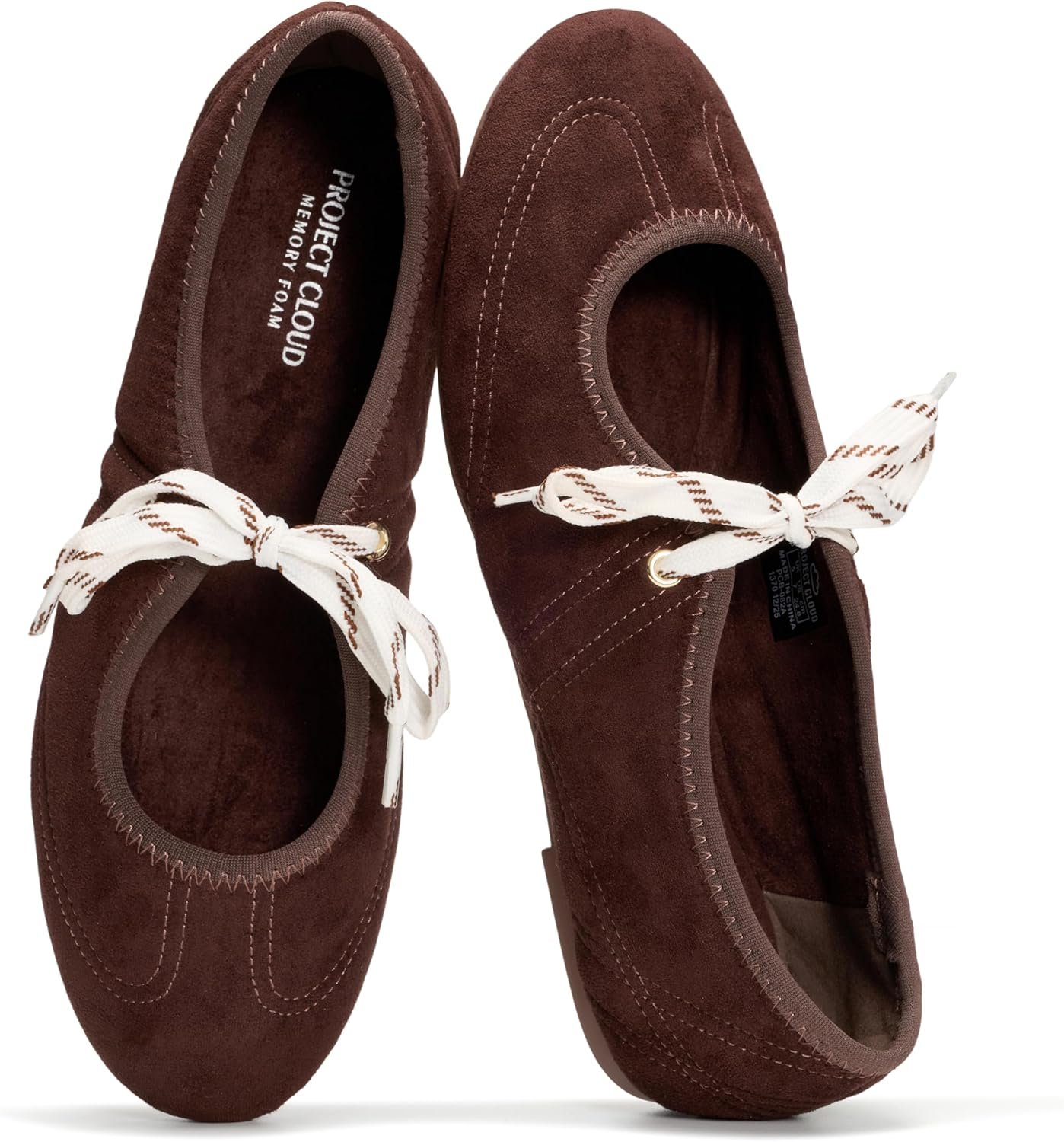 Project Cloud Fashion Mary Jane Shoes Women – Womens Ballet Flats with Memory Foam Insole – Lightweight & Non-Slip Ballet Flats Shoes for Women 2026 (Emilee)