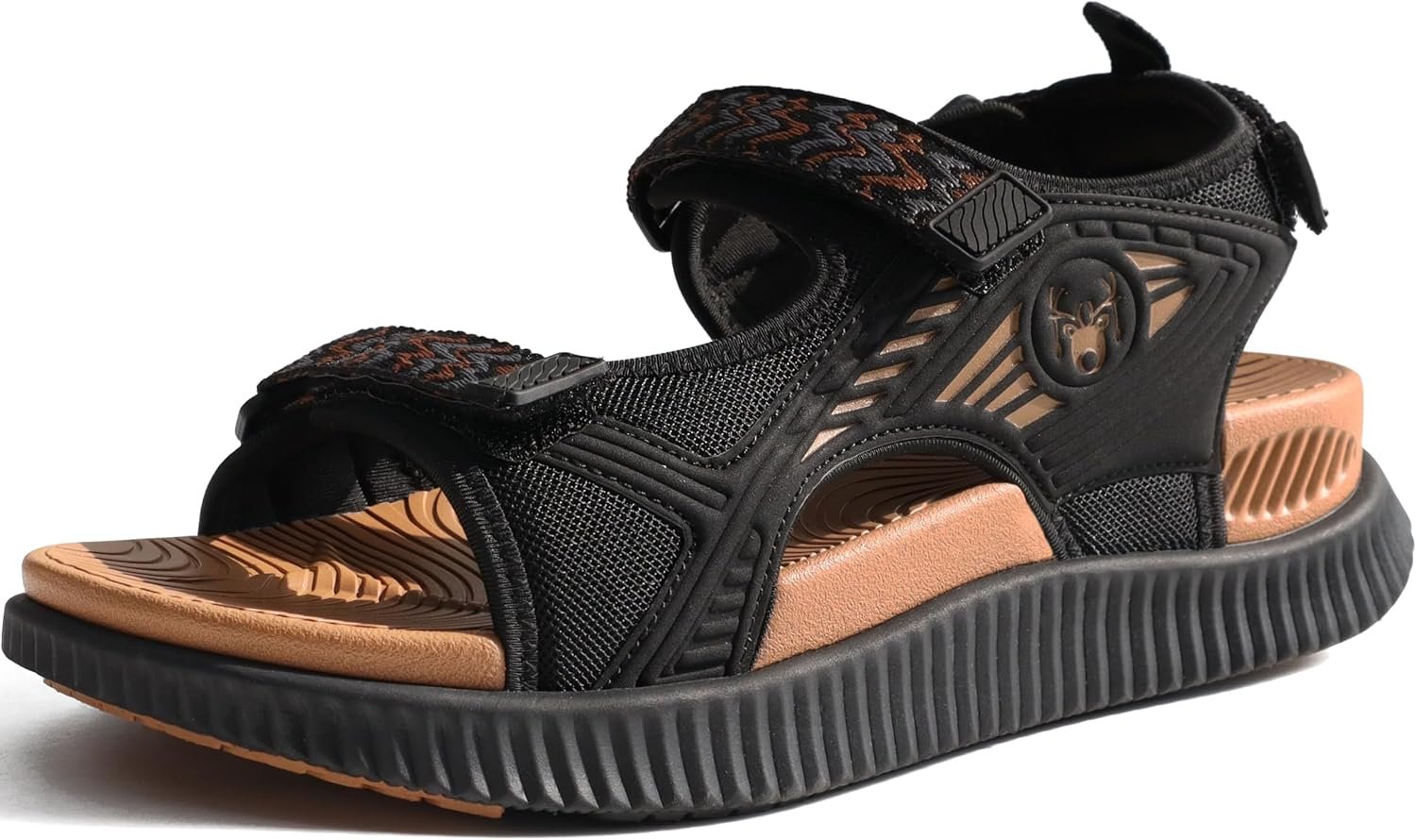 KuaiLu Womens Orthopedic Walking Sandals with Comfortable Arch Support Plantar Fasciitis Relief Summer Outdoor Hiking Sport Recovery Adjustable Strap Athletic Chunky Cushion Shoes