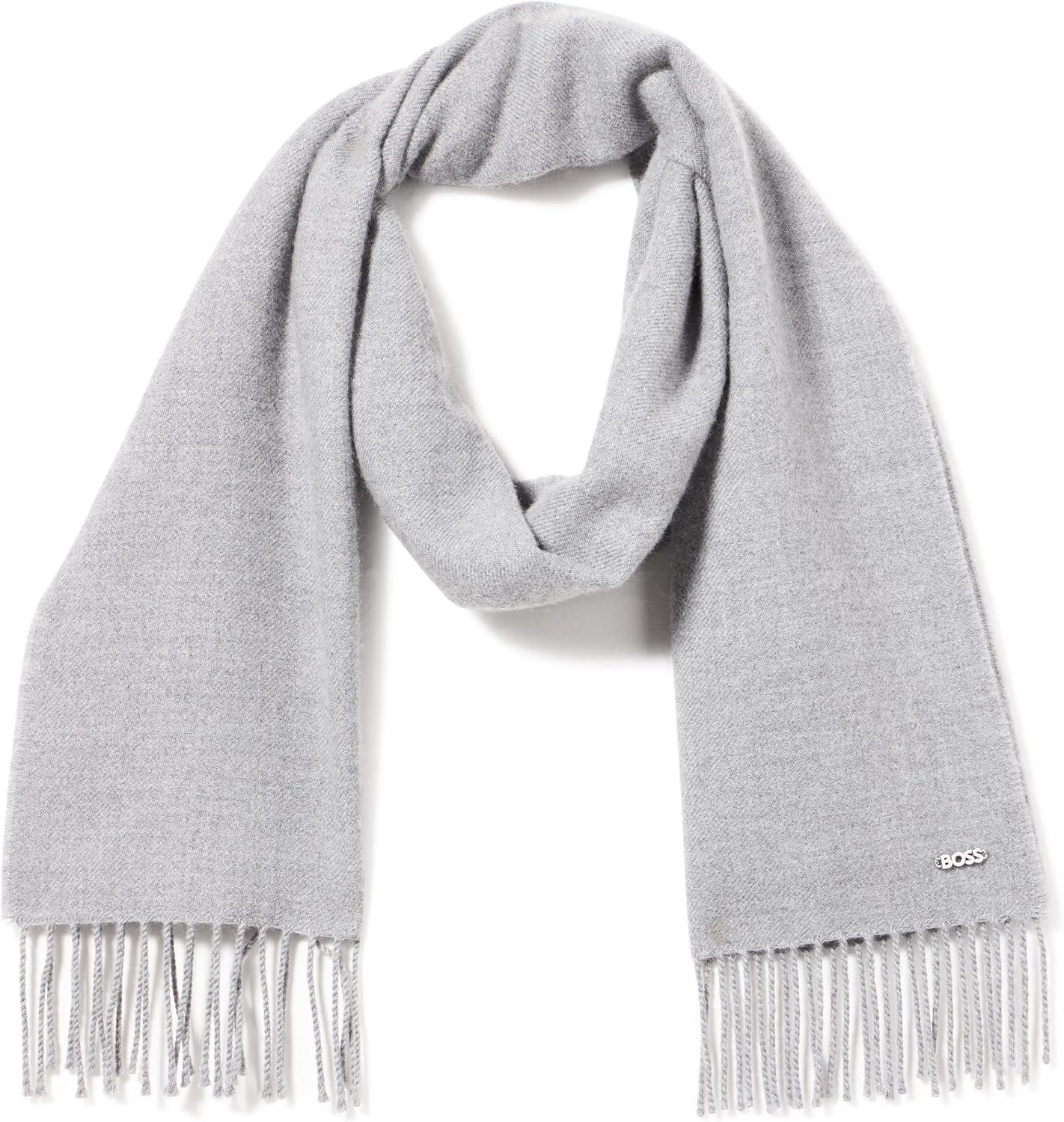 BOSS Women’s Fringe Solid Wool Scarf