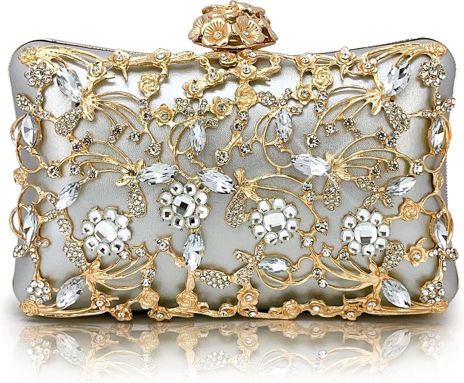 Rhinestone Evening Bag Sparkly Womens Crystal Purse Party Wedding Cocktail Prom Clutches