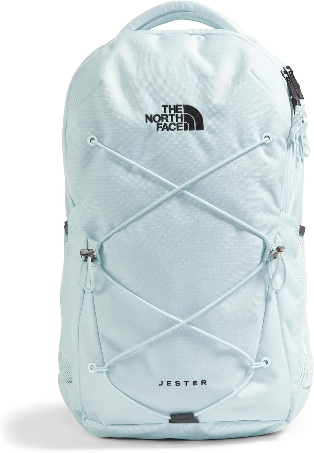 The North Face Women’s Jester Everyday Laptop Backpack – Commuter Travel Bag, Laptop Sleeve, Water-Repellent, Ice Blue/TNF Black, One Size