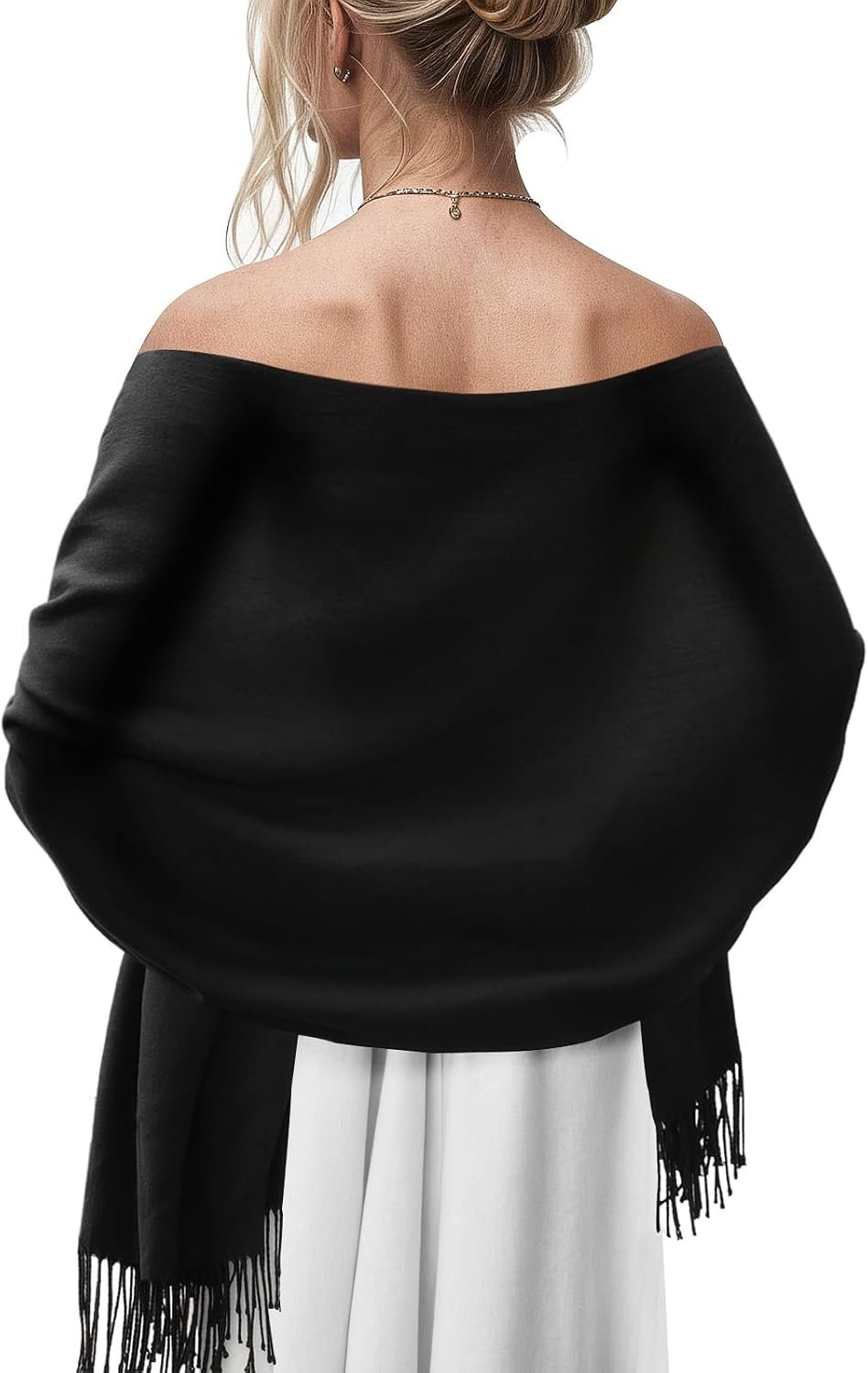 Women’s Scarf Pashmina Shawls and Wraps for Evening Dress Wedding Bridal Bridesmaid Winter Warm Long Large Scarves
