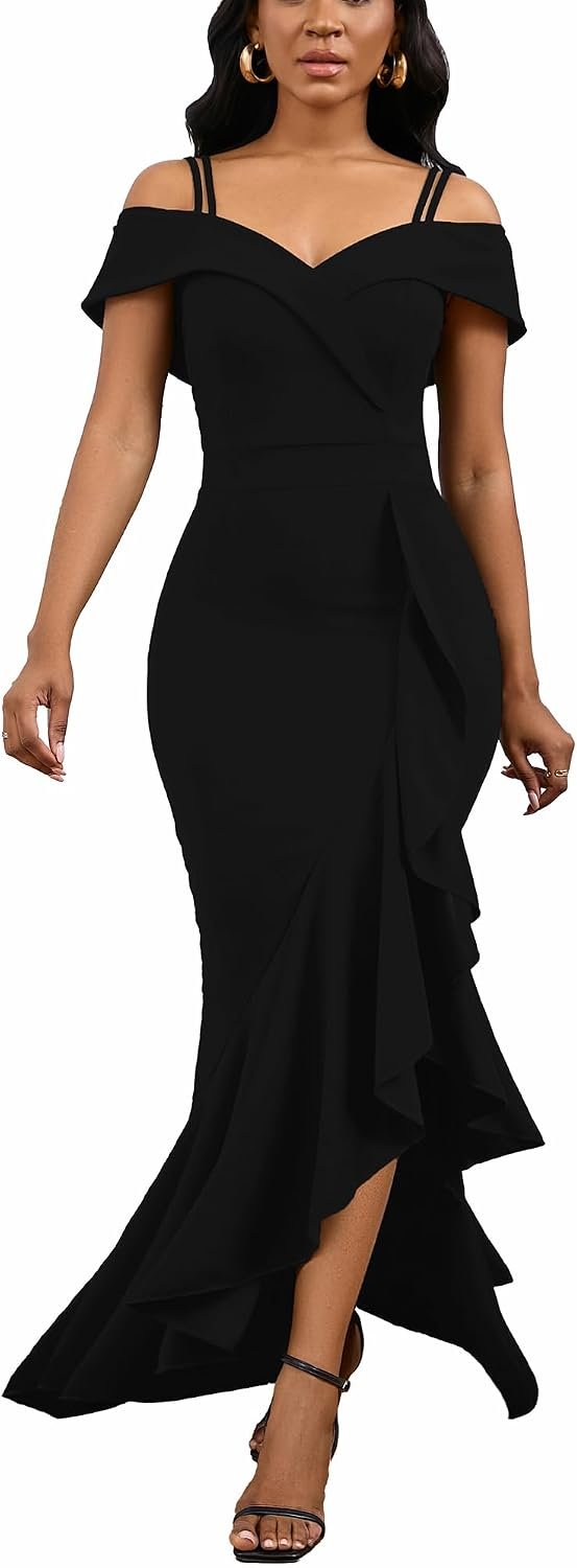 TDiooCor 2026 Women’s Sexy Elegant Formal Dress Sleeveless Wedding Guest Bride Dresses