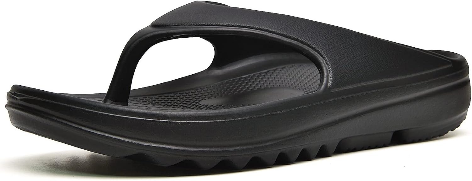 Oudizz Orthopedic Sandals Flip Flops for Women Arch Support Pillow Soft Recovery Thong Sandals Spa Summer Beach Cloud Slides