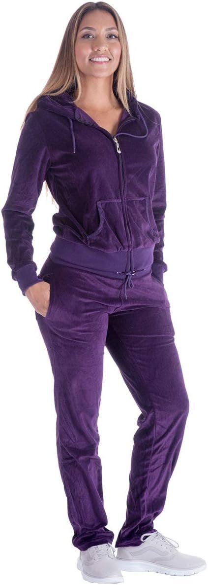 Yasumond Velour Tracksuit Womens 2 Pieces Joggers Outfits Jogging Sweatsuits Set Soft Sports Sweat Suits Pants