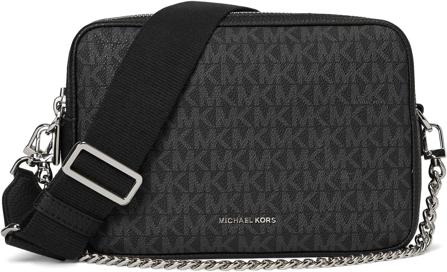 Michael Kors Bryant Medium Double Zip Chain Camera Crossbody Bag